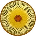 Imperial Taça Coquetel Coupe 8x10x10cm 150ml Vidro Âmbar 6pç