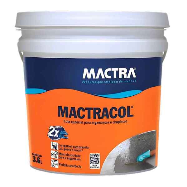 Impermeabilizante Aditivo Mactra Mactracol 3,6l Branco