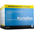 Impermeabilizante Kortaflex Cinza Fibras 18 Kg Bicomponente