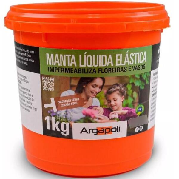 Impermeabilizante Manta Líquida Floreiras E Vasos (1kg)