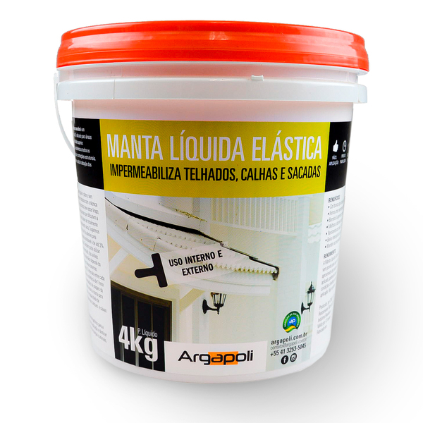 Impermeabilizante Manta Líquida Pronto Para Uso Telhados, Sac
