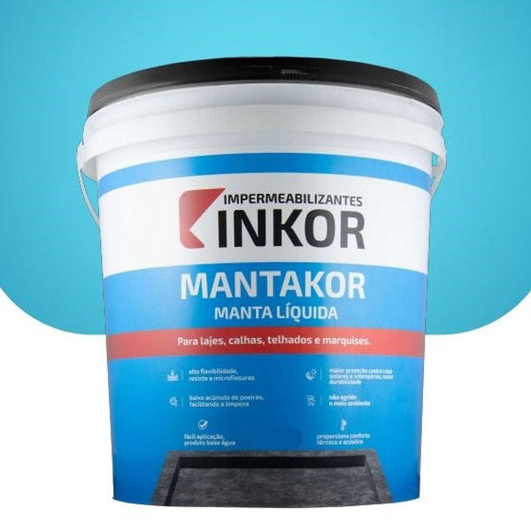 Impermeabilizante Mantakor Manta Liquida 3,6kg Cor:branco