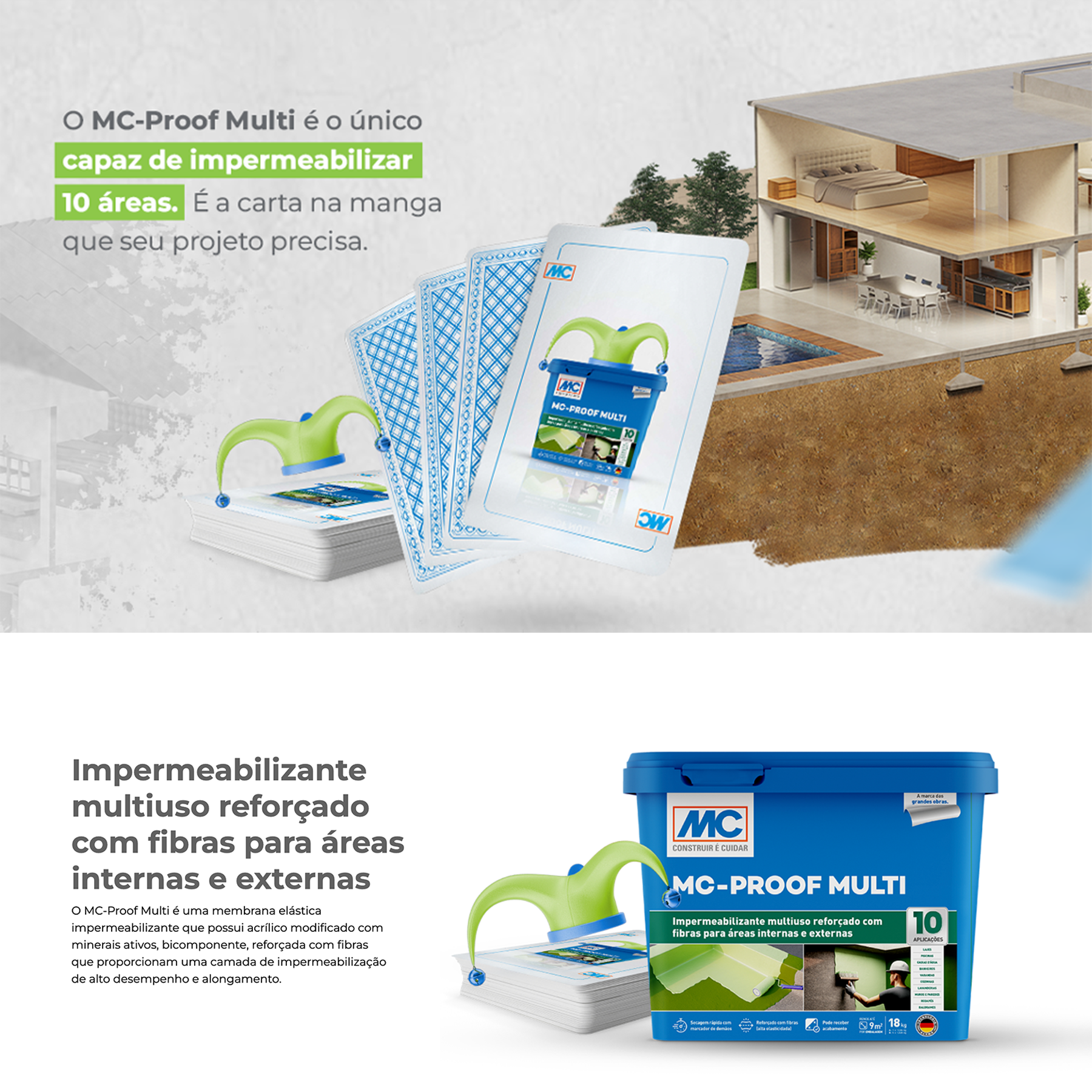 Impermeabilizante Interno e Externo Proof Multi 18KG MC