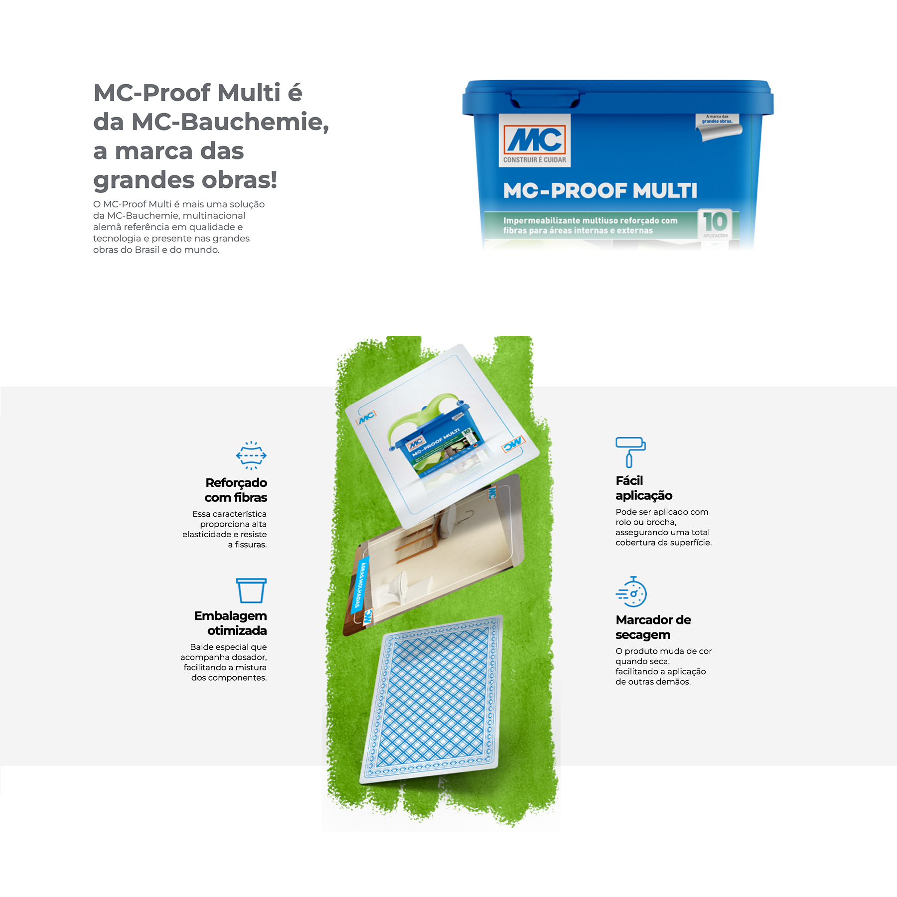 Impermeabilizante Interno e Externo Proof Multi 18KG MC