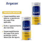 Impermeabilizante Óleofugante H2OFF Argacon 900ml Kit 2 Unida