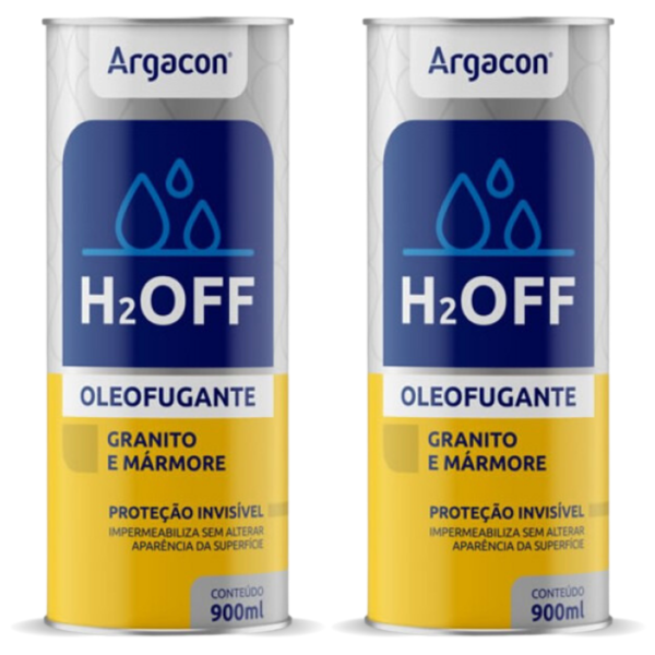 Impermeabilizante Óleofugante H2OFF Argacon 900ml Kit 2 Unida