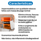 Impermeabilizante Plastificante Argamassa Veda Reboco Queveks