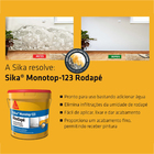 Impermeabilizante Rodapé Monotop 12kg Branco Sika