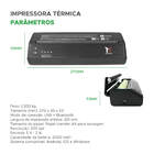 Impressora Portátil Usb Bluetooth P/ Tatuagem A4 - Mht-p8008