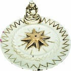 Incensário Budinha Estrela 13016 Branco