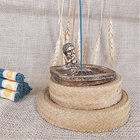 Incensário Budinha Quadrado 13059 Ouro