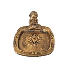 Incensário Budinha Quadrado 13059 Ouro