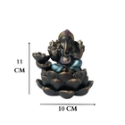 Incensário Cascata Ganesha Na Flor De Lótus
