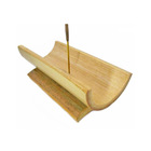 Incensário De Bambu Com Base 10cm - 100% Natural