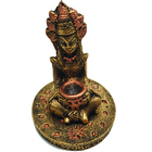 Incensário Deusa Hindu Pratinho 13584 Ouro