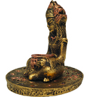 Incensário Deusa Hindu Pratinho 13584 Ouro