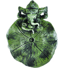 Incensário Ganesha Sentado Na Folha 13576
