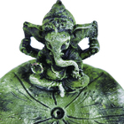 Incensário Ganesha Sentado Na Folha 13576