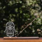 Incensário Hamsa Em MDF