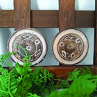 Incensário Indiano Madeira Maciça Esculpida Para 3 Varetas Ki