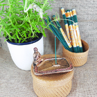 Incensário Pratinho Buda + Incenso Massala Nag Champa Satya 1