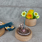 Incensário Sol E Lua 13018 Ouro