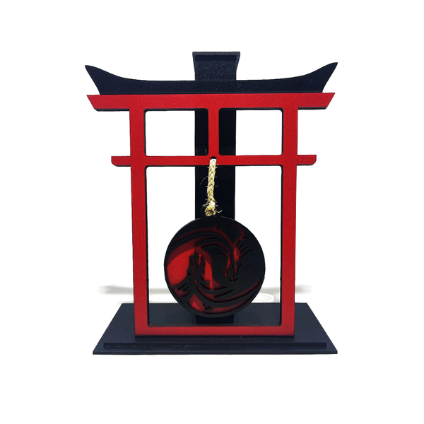 Incensário Torre Portal Dragão 2d mdf