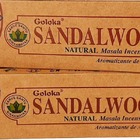 Incenso Orgânico Massala Sândalo Goloka