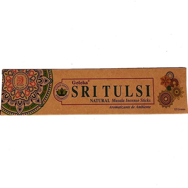 Incenso Orgânico Massala Sri Tulsi Goloka