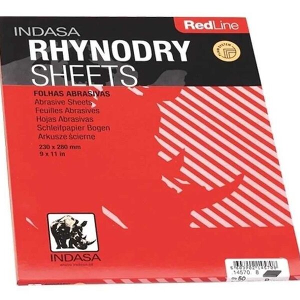 Indasa Lixa Seco 230x280 Rhynodry Red - P600