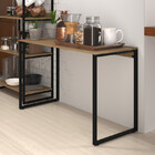 Industrial Kit Mesa Escrivaninha C/ Estante C/ 05 Platereiras