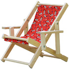 Infantil - Cadeira Espreguiçadeira Dobrável Infantil Madeira