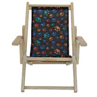 Infantil - Cadeira Espreguiçadeira Dobrável Infantil Madeira