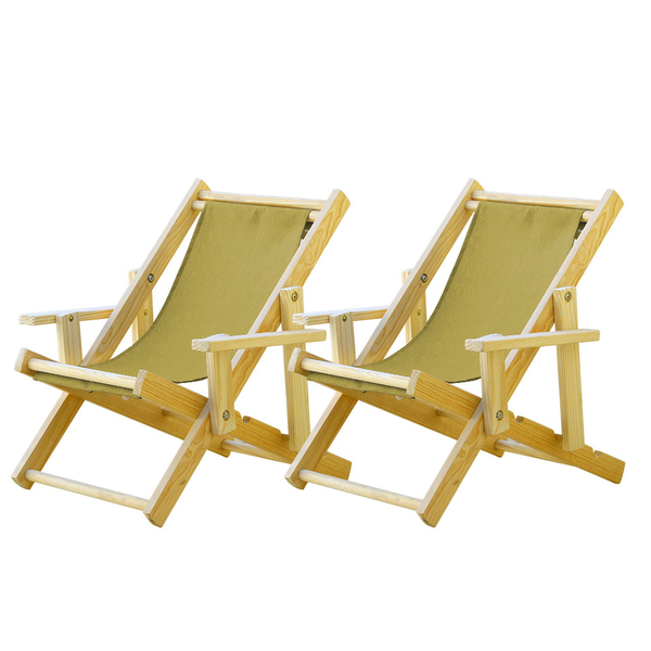 Infantil - Conjunto 2 Cadeiras Espreguiçadeira Dobrável Infan