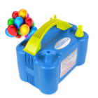 Inflador Compressor Balão Bexiga 2 Bico Festa Aniversário Azu