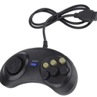 Informática Joystick Controle Com Fio Compativel Mega Drive