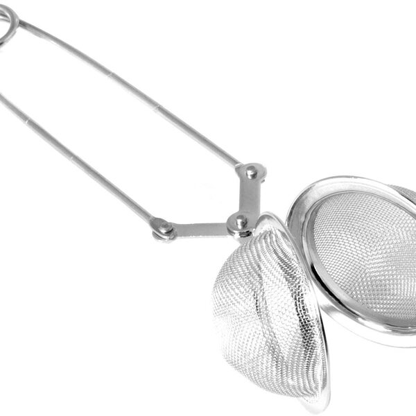 Infusor De Cha De Inox Com Pinça