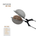 Infusor De Chá Inox- Aprecie Seu Chá Com Praticidade E Sabor