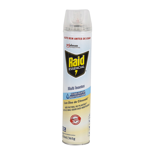 Inseticida Aerosol Raid Aqua Multi-Insetos Citronela 420mL SC Johnson