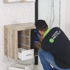 Instalação de Gabinete de Banheiro de até 1m de Largura