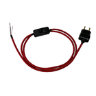 Instalação Rabicho Tecido C/ Interruptor Abajur 1 50mt + Toma