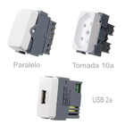 Inter Paralelo + Tomada 10a + 2 Tomada Usb 2a Bi Margirius