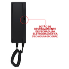 Interfone Extensão Preto PT-3010 Para Video Porteiro PT-3000,