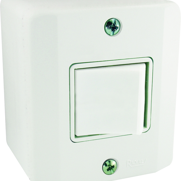 Interruptor 1 Tecla Intermediária Sistema X Branco Radial