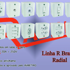 Interruptor 1 Tecla Simples Sistema X Branco Radial
