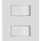 Interruptor 2 Teclas Simples 4x2 Liz Tramontina - Kit 3 Un. B