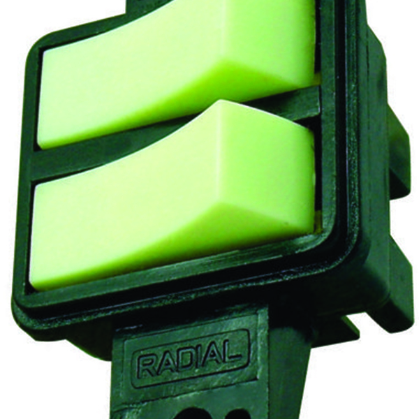 Interruptor 2 Teclas Simples Sem Placa Prata Radial