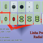 Interruptor 3 Teclas Simples Sem Placa Prata Radial C/ 10