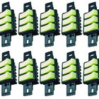 Interruptor 3 Teclas Simples Sem Placa Prata Radial C/ 10