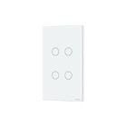 Interruptor 4x2" 4 Módulos Touch Branco Wi-Fi Ambiente Conectado Steck
